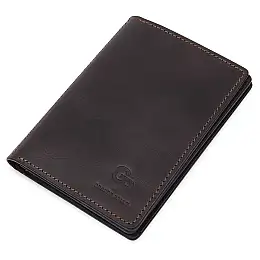 Кожаная обложка для документов GRANDE PELLE 11537 Коричневый