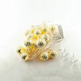 Гирлянда-нить Matrix String-Lights 20Metal-WW 3м Белый-теплый(10688)
