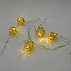 Гирлянда-нить Matrix String-Lights Metal Ball 10WW-1 2 м Белый теплый (НФ-00005701)
