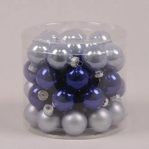 Шарики стеклянные Flora D-3 см. 45шт.(44546)