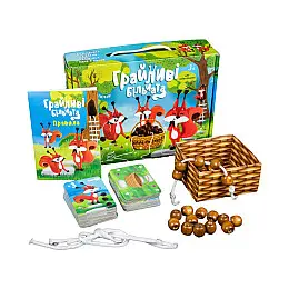 Настольная игра Strateg Игривые бельчата укр (30852)