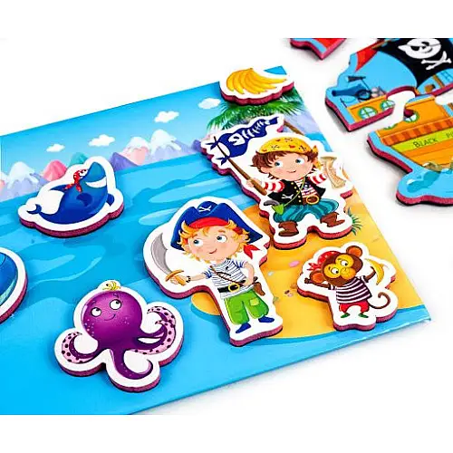 Магнитная игра Vladi Toys Пираты рус (RK2060-02)
