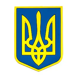 Магнит Резиновый Magnet Трезубец Герб Украины 5,5x4,1x0,3 см Желто-голубой (19401)
