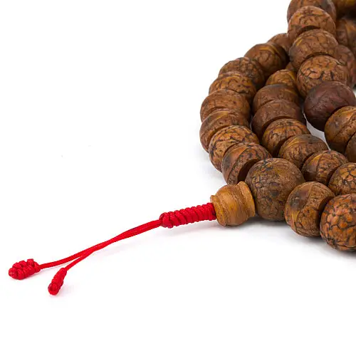 Чётки HandiCraft "Боддхичитта" из семян дерева Зизифус Ziziphus Budhensis обточенные 14 мм (26710)