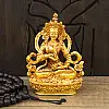 Статуя HandiCraft Ваджрасаттва тиб.Дордже Семпа Бронза позолота Непал 9 см (23860)
