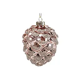 Новогодняя игрушка BonaDi Шишка 10 см Бронзовый (NY15-507)