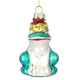 Елочная игрушка BonaDi Царевна-Лягушка 7.5 см Зеленый (172-911)