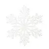 Подвеска новогодняя Flora Снежинка 30 см Белый (12280)