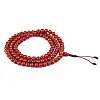 Четки из сердолика HandiCraft 108 бусин 6.7 мм (27196)