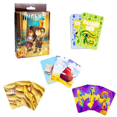 Карточная игра Strateg Меткий глаз укр (30274)