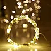 Гирлянда Hoz Роса на батарейках 100 LED 10 м Белый теплый (1978-07)