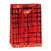 Сумочка подарочная бумажная с ручками Gift bag Luxury 11х8х4 см Красный (19215)