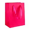 Сумочка подарочная бумажная с ручками Gift bag Diamants 14х11х6.5 см Малиновый (19382)