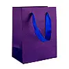 Сумочка подарункова паперова з ручками Gift bag Diamants 14х11х6.5 см Фіолетовий (19386)