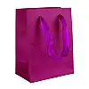Сумочка подарункова паперова з ручками Gift bag Diamants 14х11х6.5 см Бузковий (19387)