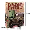 Сумочка подарочная бумажная с ручками Gift bag Paris 43х32х10 см (19378)