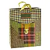 Сумочка подарочная бумажная с ручками Gift bag Портфель 32х26х12,5 см (15794)