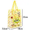 Сумочка подарочная пластиковая с ручками Gift bag Мишки 23х18х7.5 см Желтый (27349)