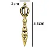 Пхурба Кила HandiCraft Бронза Девять спиц 8 см (26373)