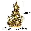 Статуя Ваджрасаттва (Дордже Семпа) Kailash 21х15х9 см Бронза (26770)