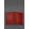 Кожаная обложка для паспорта 1.0 красная краст BlankNote