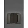 Кожаная обложка для удостоверения офицера 9.0 темно-коричневая BlankNote