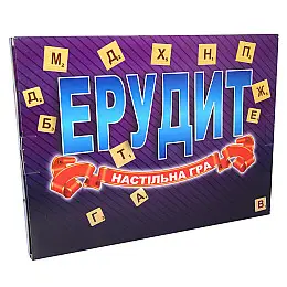 Настольная игра Strateg Эрудит на украинском языке (30451)