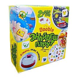 Карточная игра Strateg Найдешь пару? на украинском языке (30221)