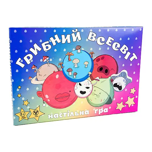 Настольная игра Strateg Грибная вселенная маршрутная на украинском языке (30337)