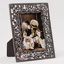 Декоративна фоторамка «Діамантові метелики» 14*19 см Angel Gifts SK15531