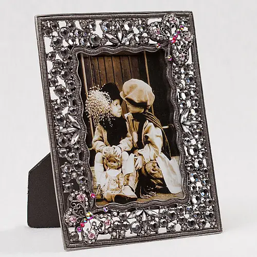 Декоративна фоторамка «Діамантові метелики» 14*19 см Angel Gifts SK15531