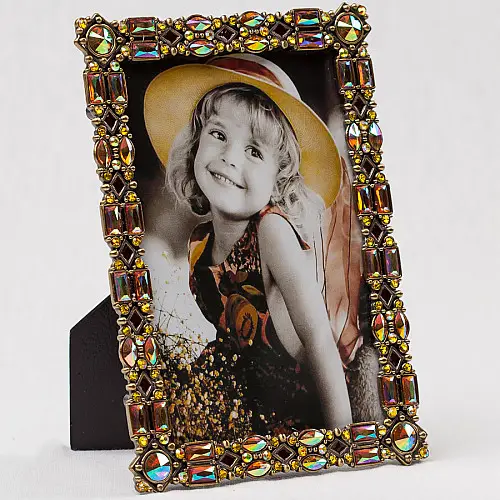 Декоративна фоторамка "Самоцвіти" 12*17 см Angel Gifts SK15576