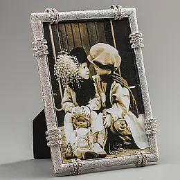 Декоративная фоторамка «Колечки» 14*19 см Angel Gifts SK15581