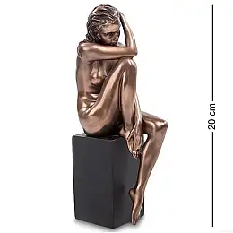 Статуетка Дівчина на колоні 20 см Veronese AL32468
