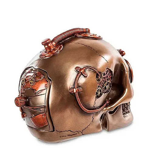 Декоративна скринька-Статуетка Череп Veronese AL32499