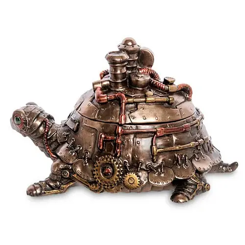Статуетка-скринька Черепаха 17 см Veronese AL32503