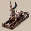 Статуэтка Анубис держатель для бутылки Veronese AL32616