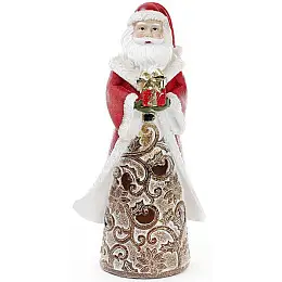 Статуетка Santa з подарунком 25.5 см з LED-підсвічуванням Bona DP42599
