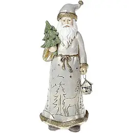 Статуетка Santa із ялинкою 31.5 см, шампань Bona DP43011