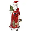 Статуетка Santa з ялинкою 31.5 см, у червоному Bona DP43012