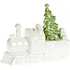 Скарбничка Паровоз ceramic 20х17 см білий перламутр Bona DP43139
