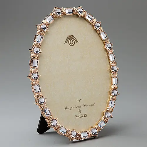 Декоративна фоторамка Crystals in gold 15х19 см Veronese AL78448