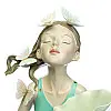 Фігурка Girl in green 32х20х13 см Lefard AL97902 Білий