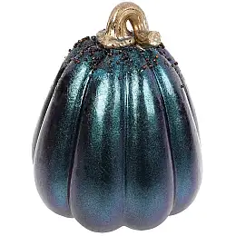 Фігурка Pumpkin 13х13х165см синя із золотом та бісером Bona DP113665