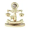 Декоративна фігурка знак зодіаку Crystocraft Ваги 6,5*8*3,2 см Gold SK16888
