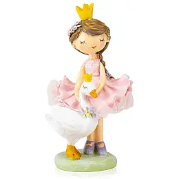 Фигурка интерьерная Princess with a swan 19 см Lefard AL117963