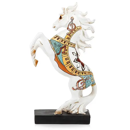 Фігурка інтер'єрна White horse 34 см ArtDeco AL117980