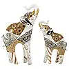 Фігурка інтер'єрна Elephant with baby elephant 28 см ArtDeco AL117988
