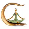 Фігурка інтер'єрна Girl in the lotus position 27 см ArtDeco AL117996