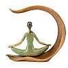 Фігурка інтер'єрна Girl in the lotus position 27 см ArtDeco AL117996